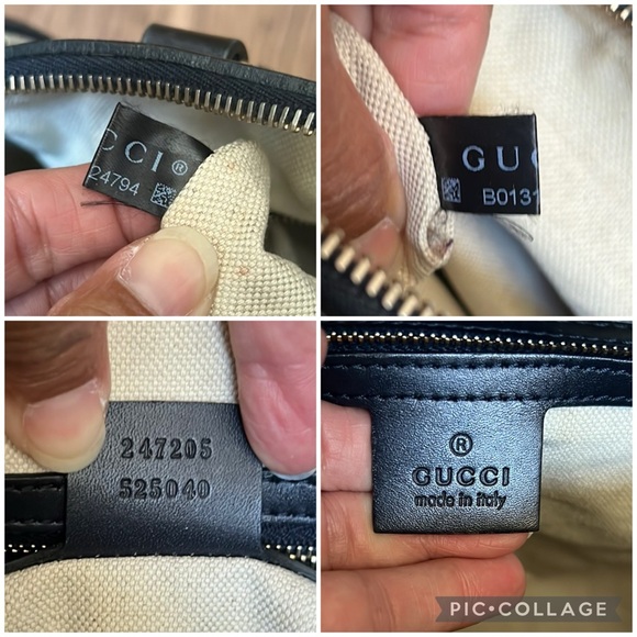 A196- ๐ฏ % authentic Gucci Boston tote bag - Picture 16 of 16